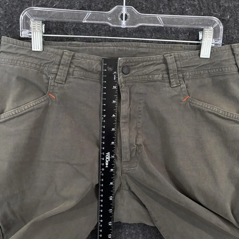 The North Face North Dome Pants Men's 32x30 Olive Green Chino Zip Drawcord